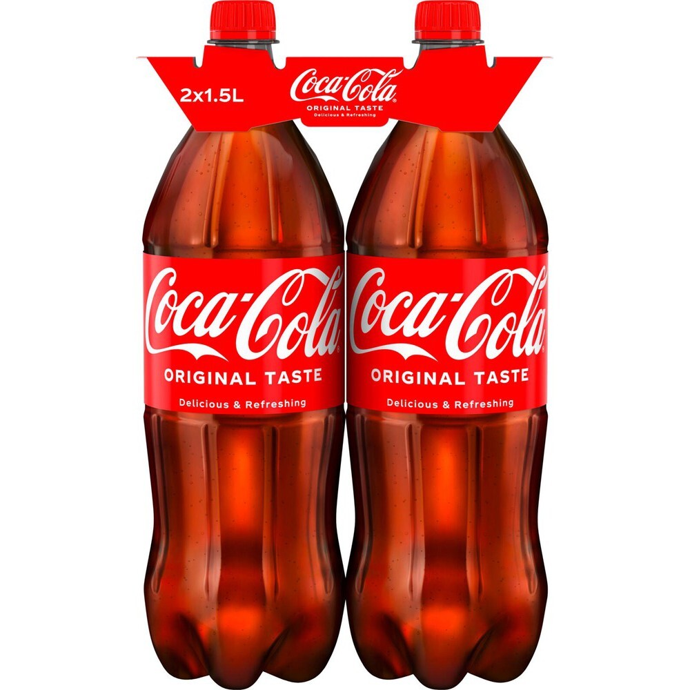 Лимонад 2-Pack Coca-Cola Original Taste Virvoitusjuoma Muovipullo 1,5 L –  купить за 1 785 ₽ с доставкой из Финляндии