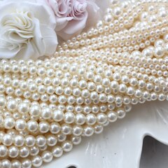 Майорка айвори 4 мм, 1 нить, МА141