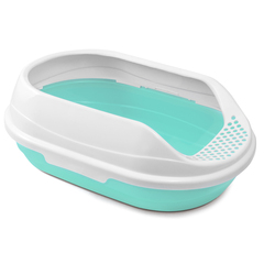 Triol туалет для кошек овальный с бортом 