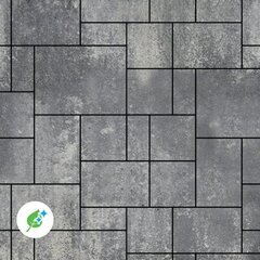 Тротуарная плитка Инсбрук Альпен, 60 мм, ColorMix Актау, гладкая