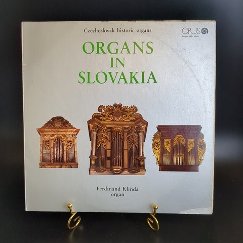 LP Organy na Slovensku виниловая пластинка 12 дюймов Ferdinand Klinda, Чехолословацкие исторические органы, LP, классика винтаж, Чехословакия Opus