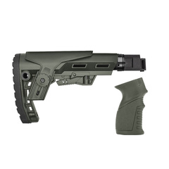 Комплект приклада для АК74М и "сотой" серии на базе приклада Alpha-CP (Олива)