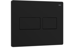 Скоро на складе! Панель двойного смыва RIVO Touch lux Черный матовый (matte BLACK)