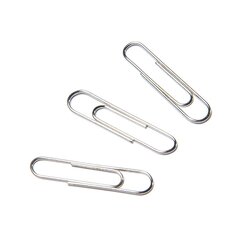 
          Скрепки 33 мм, Alingar, уп. 100 шт., металлические, никелированные