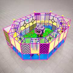 Детский игровой лабиринт «Зубастая Атака»