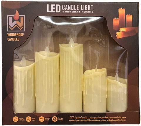 Картинка набор свечей Skully  5 шт. пульт - 11