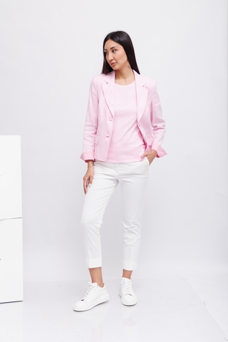 Marc Cain Брюки классические хлопковые с отворотами