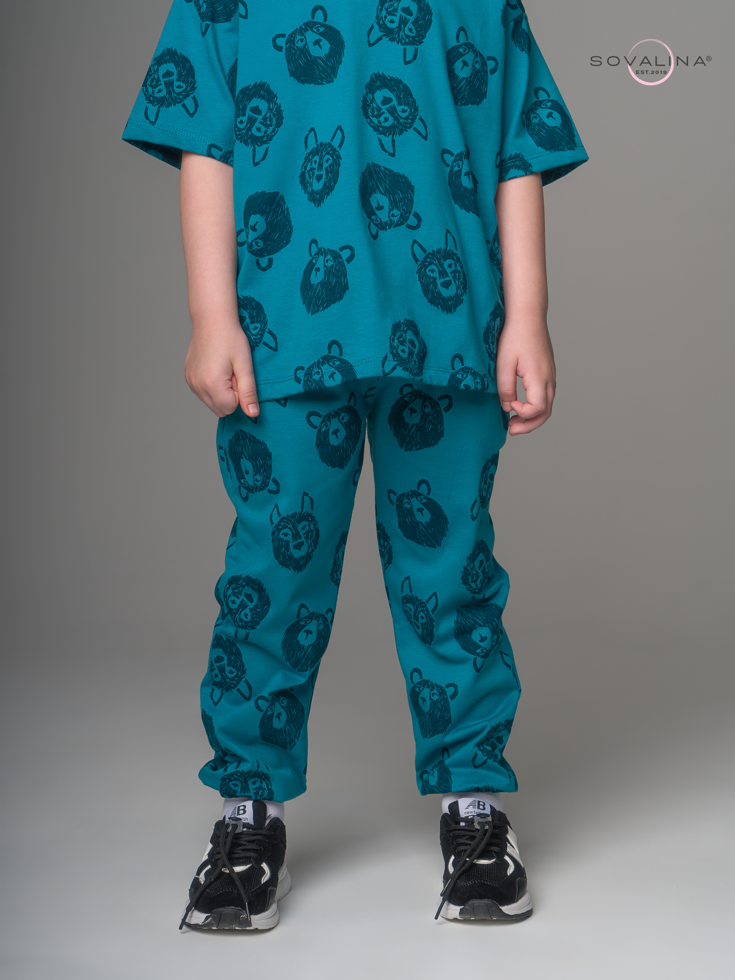 Костюм Daily men волки зеленый