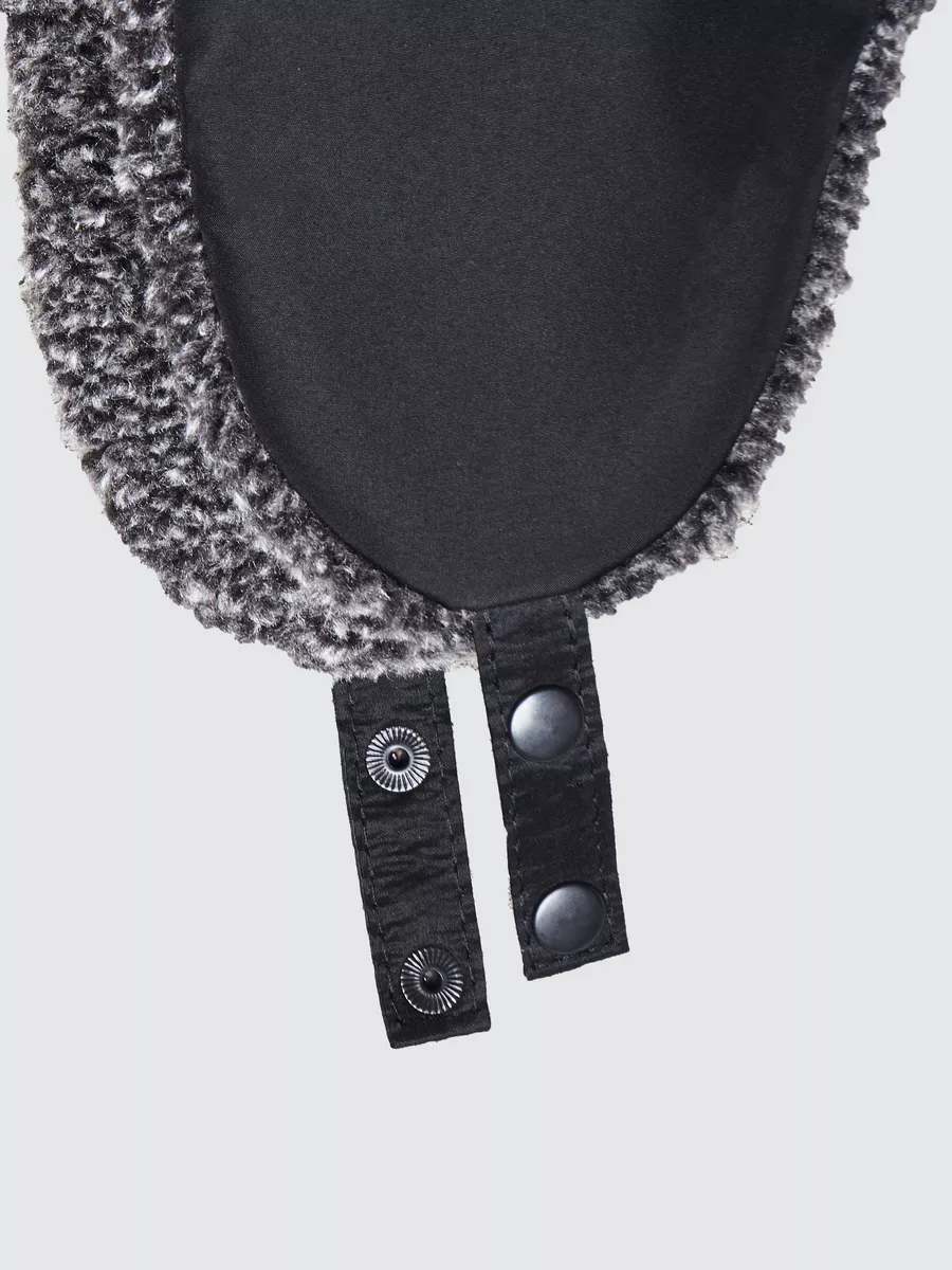 Шапка ушанка меховая теплая с флисом