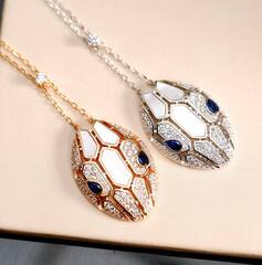 Колье с подвеской ЗМЕЯ качество VGOLD коллекция SERPENTI