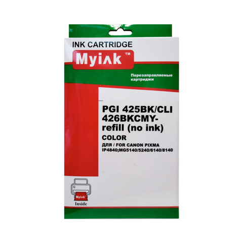 ДЗК Canon iP4840, MG5140, MG5240, MG5340, MX884, iX6540, iP4940. Комплект 5 шт с авточипами
