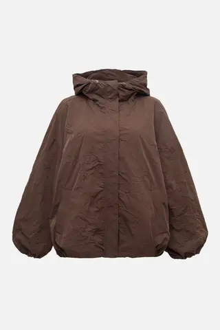 Куртка из жатой плащёвки