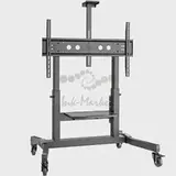 ONKRON мобильная стойка для ТВ 50"-100", макс 120кг, наклонная, чёрная TS1991