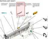 Блок переноса в сборе TRANSFER ROLLER:ASS'Y для Ricoh IM 2500-6000(A) (D0CH6211 / D0CH6213)