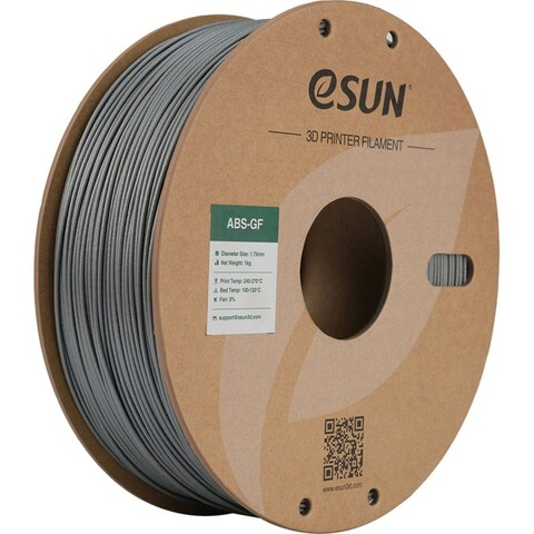 Пластик для 3D-печати eSUN eABS-GF, 1,75 мм, 1 кг, серебристый, ABS-GF175S1TZ1