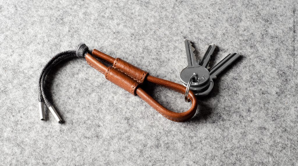 Hard Graft Key Loop Classic — ключница из кожи