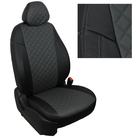 Авточехлы Skoda Rapid (40/60) c 14г. / VW Polo с 20г. (без заднего подлокотника)