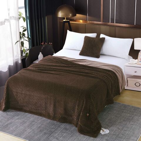 Плед 220х240 Sofi De MarkO Аврил коричневый