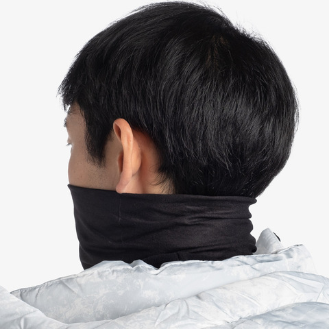 Картинка шарф-труба Buff polar Solid Black - 3