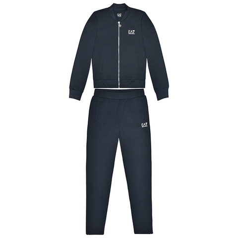 Детский теннисный костюм EA7 Boys Jersey Tracksuit - navy blue