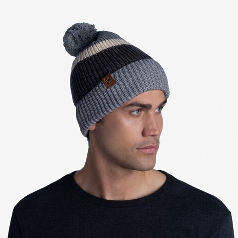 Картинка шапка вязаная Buff Hat Knitted Elon Ash - 2