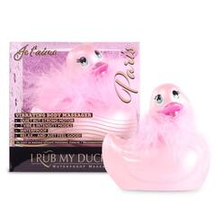 Розовый вибратор-уточка I Rub My Duckie 2.0 Paris - 