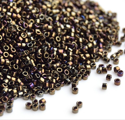 DBS-0007 Бисер цилиндрический Миюки делика 15/0 /Miyuki delica 15/0 Brown Iris