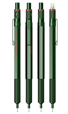 Карандаш механический Rotring 600 Metal Green, 0,5 mm (2114268)