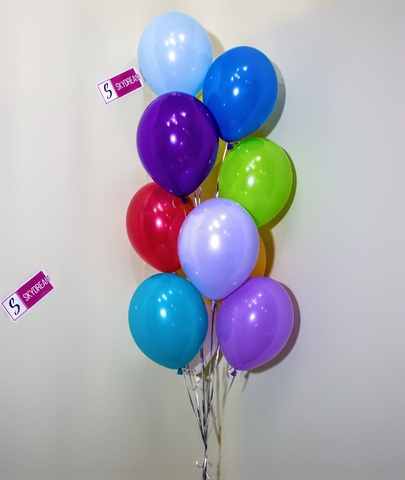 латексные воздушные шары ассорти, разноцветные шары