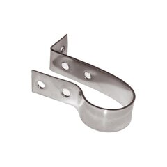 Крепление-хомут стальной хромированный для полотенцесушителя Ду 25 без крепежа