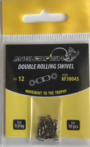 Anglerfish Double rolling swivel #12 Двойной вертлюжок (продажа от 5 шт)