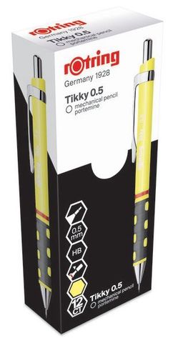 Карандаш механический Rotring Tikky 0.5 mm желтый/неон (2007251)