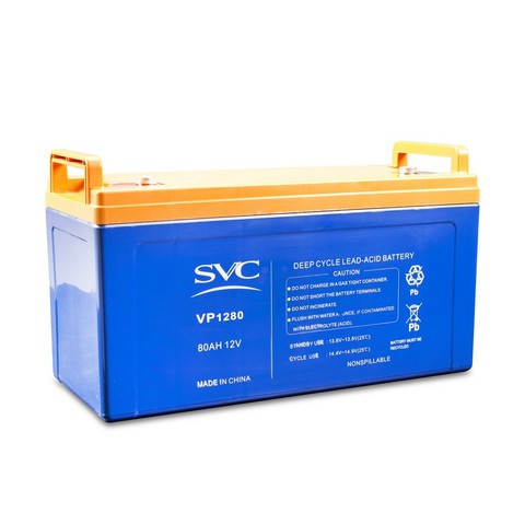 Аккумуляторная батарея SVC VP1280 12В 80 Ач (329*170*224)
