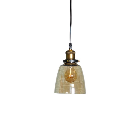 Светильник 20th c. Factory Filament Clear Glass Cloche D14 Smoky