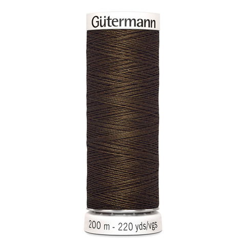 Нить Sew-All 200 м, Gutermann, 816 каштановый