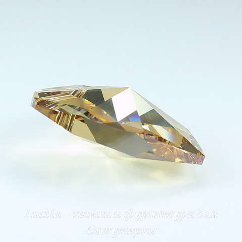 6228 Подвеска Сваровски Сердечко Crystal Golden Shadow (28 мм)