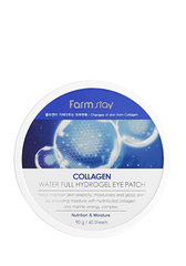 FarmStay Water full hydrogel eye patch Патчи для глаз с коллагеном (30 пар)