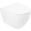 BelBagno CZR-513-TH-R/CZR2316SC/BB026/BB051CR Комплект 4 в 1 Унитаз подвесной Cezares STYLUS CZR-513-TH-R с сиденьем CZR2316SC + Система инсталляции для унитазов BelBagno BB026 с кнопкой смыва BB0