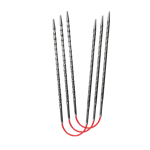 Спицы металлические круговые супергладкие c квадратным кончиком addiCrasyTrioNovel Long №3,5 , 30 см