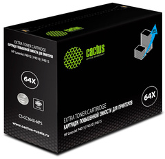 Лазерный картридж Cactus CS-CC364X-MPS (HP 64X) черный увеличенной емкости для HP LaserJet P4015, P4515 (30'000 стр.)