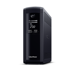 Cyberpower VP1200ELCD Line-Interactive 1600VA/720W USB/RS-232/RJ11/45  (4 + 1 EURO)