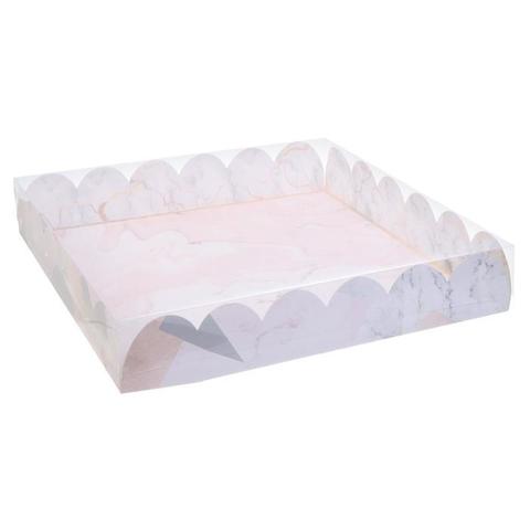Коробка подарочная с PVC-крышкой Love, 35 × 35 × 6 см
