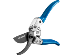 GRINDA P-25, 200 мм, закаленная сталь, эргономичные алюминиевые рукоятки, виниловое покрытие, плоскостной секатор, PROLine (423425)