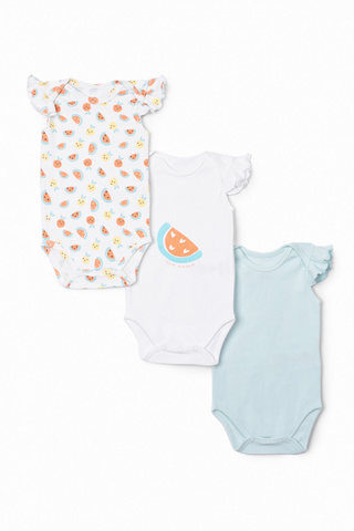 Боди (3 штуки) для девочек 5.10.15