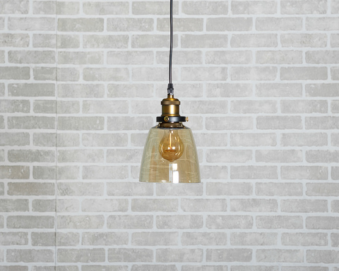 Светильник 20th c. Factory Filament Clear Glass Cloche D14 Smoky