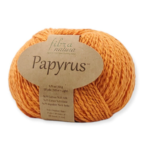 Пряжа Fibra Natura Papyrus 229-31 апельсин