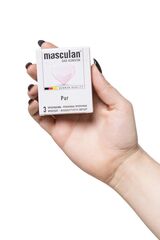 Супертонкие презервативы Masculan Pur - 3 шт. - 