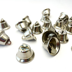 Колокольчики металлические, для декора и творчества, размер 2,5-3 см