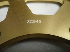 Диск тормозной передний на Kawasaki ZX6R NINJA / ABS, Z800 / ABS, VERSYS, ZX 10R и другие, золотой лепестковый