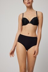 Трусы высокие бесшовные YSABEL MORA 19697 High waist_Черный